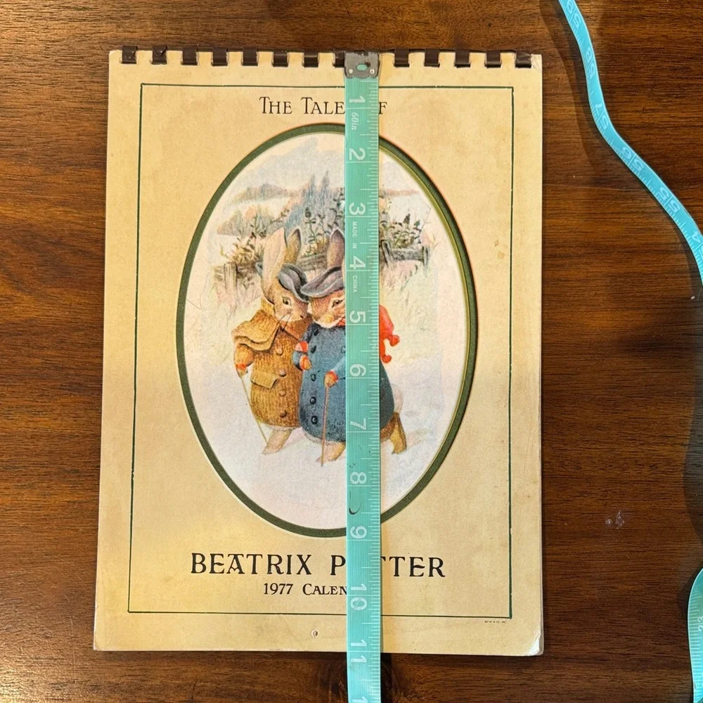 Vintage Beatrix Potter 1977 Calendar